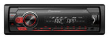 Pioneer MVH-S110UB Single Din Car Stereo Radio USB Aux Player 1 RCA Red Display